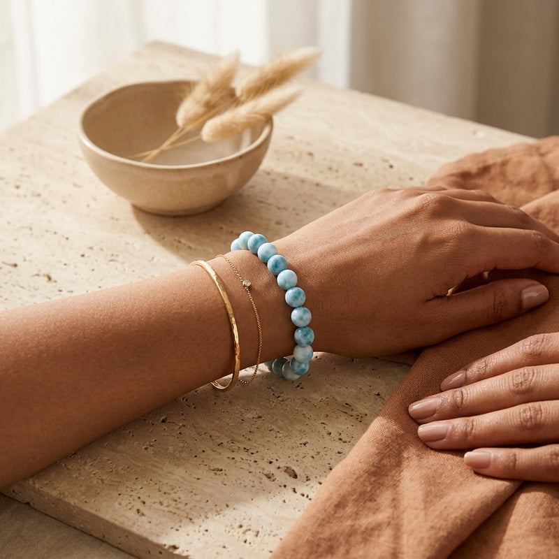 Blue Calcite Bracelet "Element"
