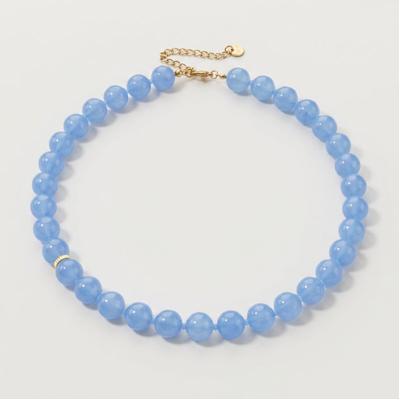 Blue Calcite Necklace “Element”