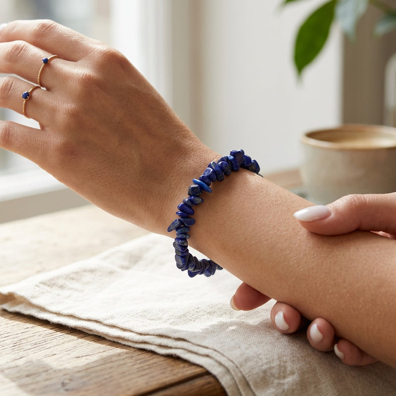 Lapis Lazuli Stone Bracelet "Nama"