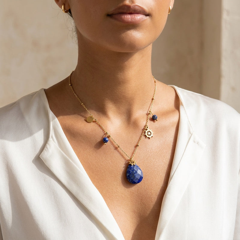 Lapis Lazuli Necklace "Joy"