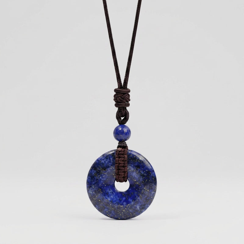 Lapis Lazuli Stone Pendant Orbit
