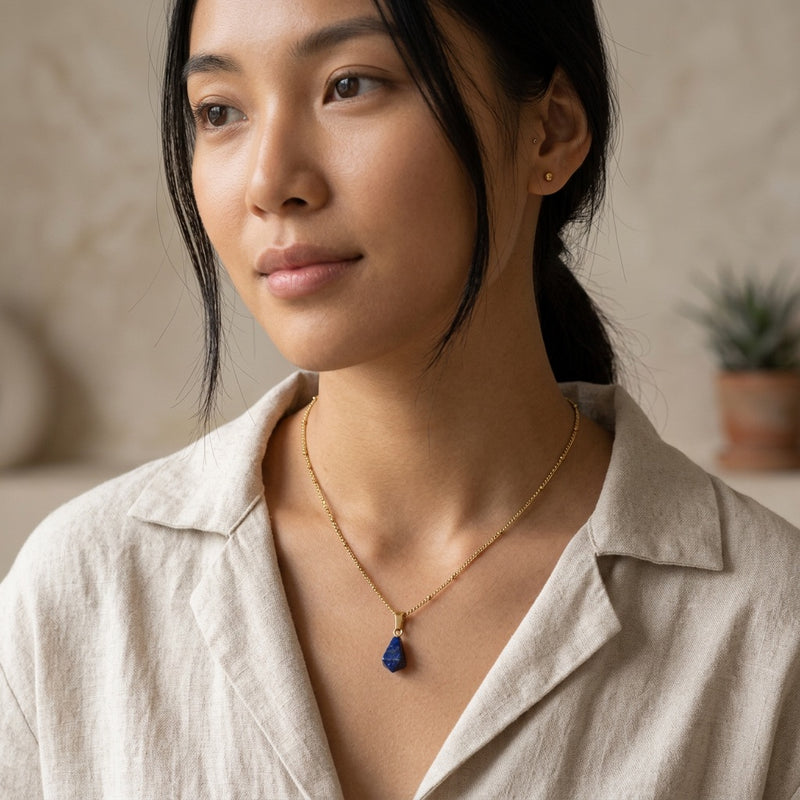 Lapis Lazuli Necklace "Cleo"