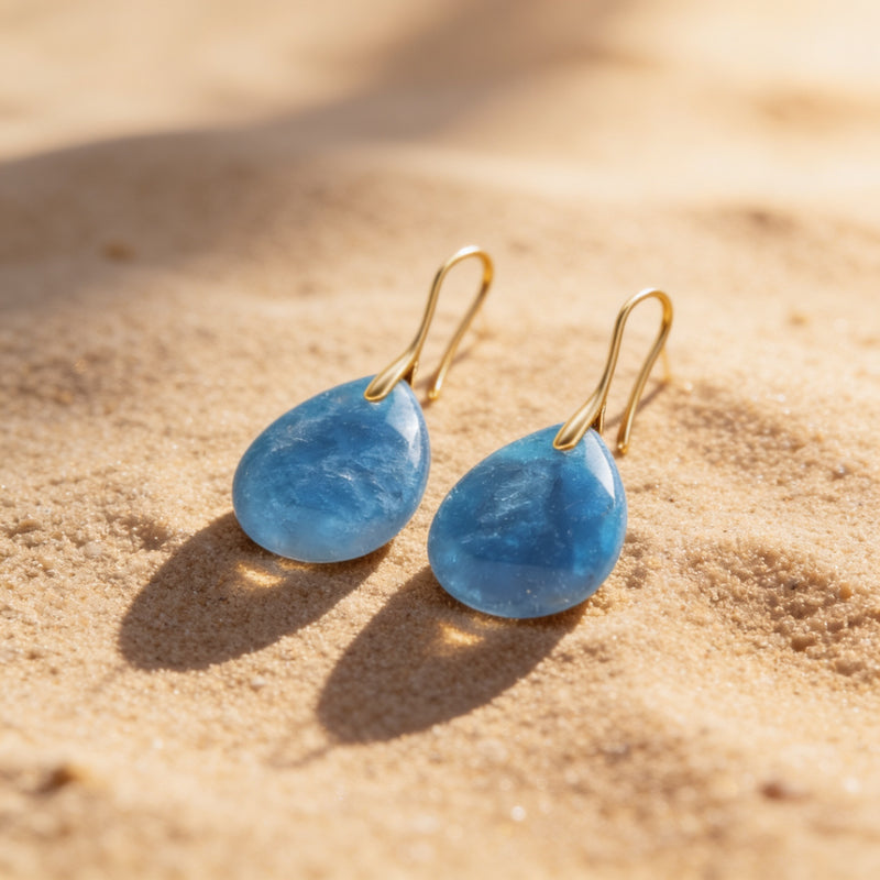 Apatite  Earrings "Celunara"