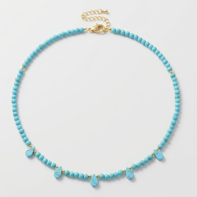 Turquoise Necklace "Reflection"