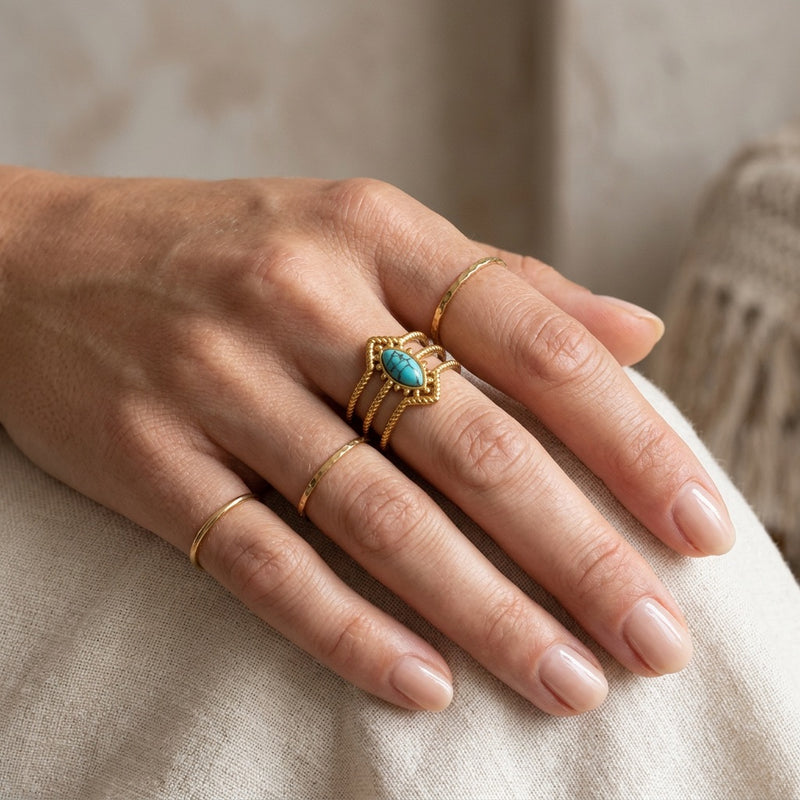 Turquoise Ring Elyra