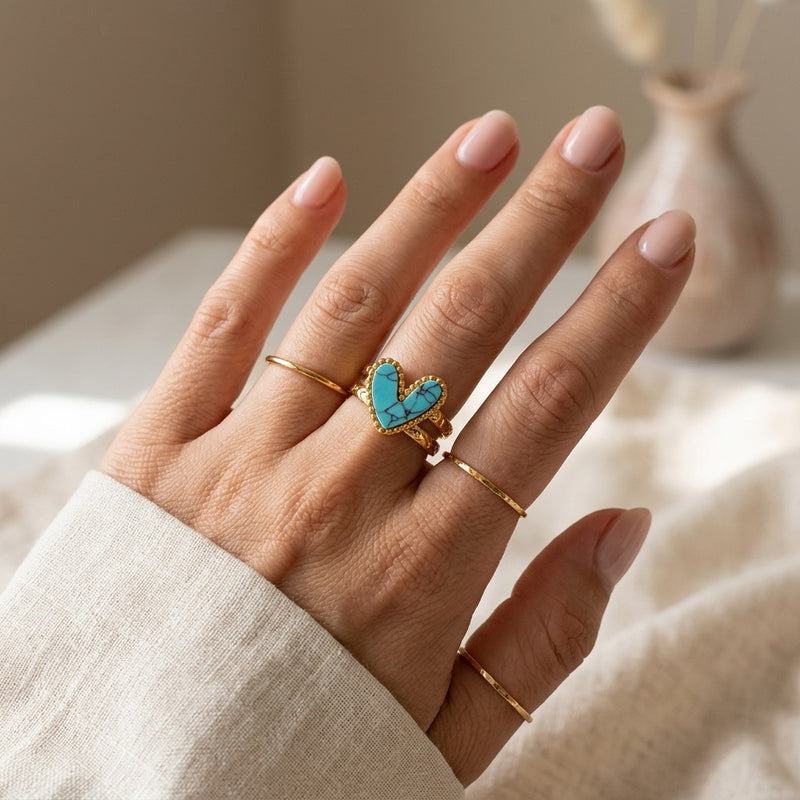 Turquoise Ring Vaelia