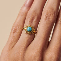Turquoise Ring "Astera"
