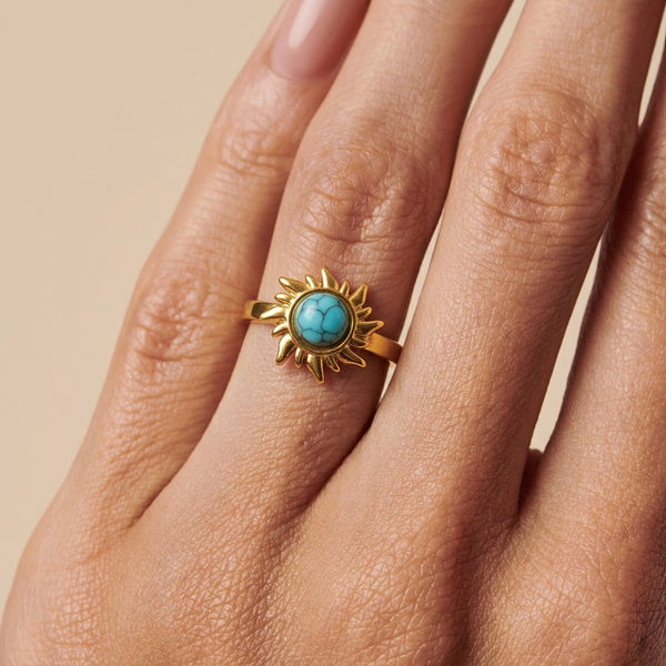 Turquoise Ring "Astera"