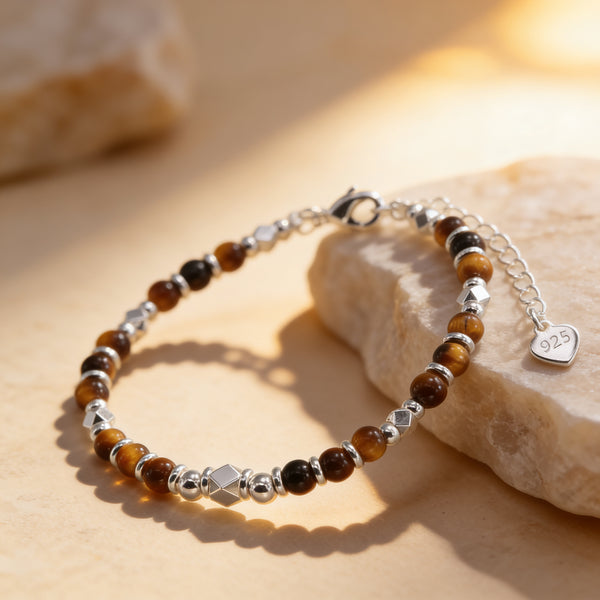 Tiger Eye Stone Bracelet "Solar"
