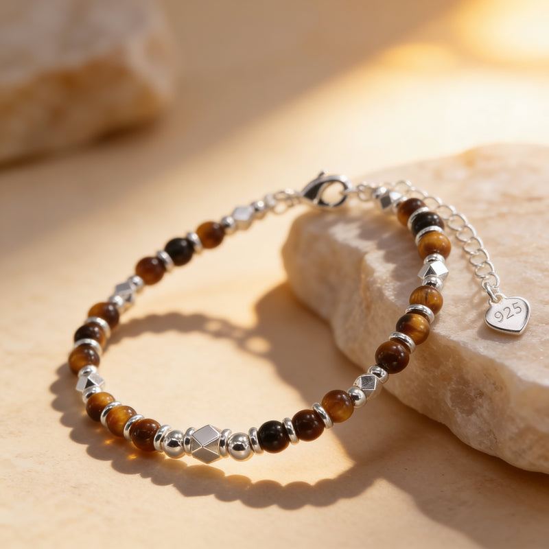 Tiger Eye Stone Bracelet "Solar"