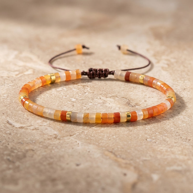 Carnelian Stone Bracelet "Emperor"