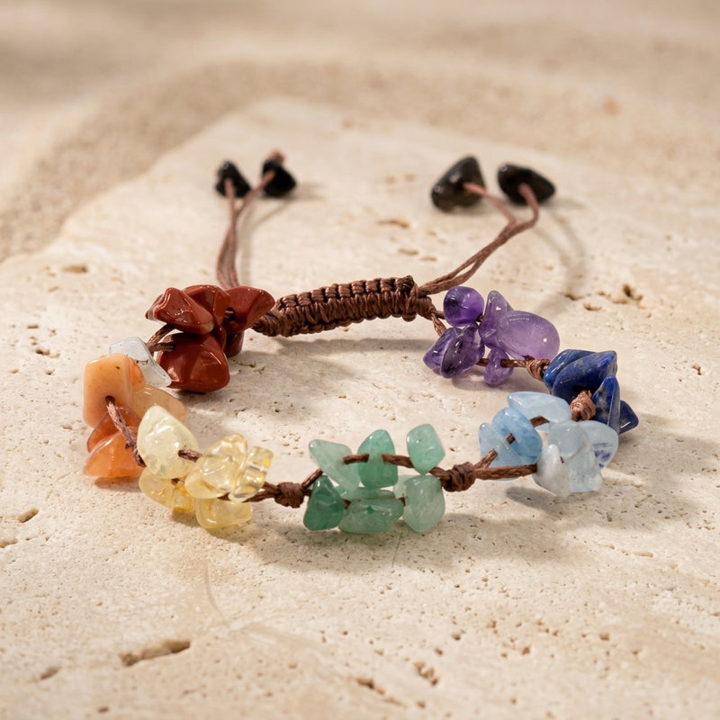 7 Chakras Stone Bracelet "Madura"