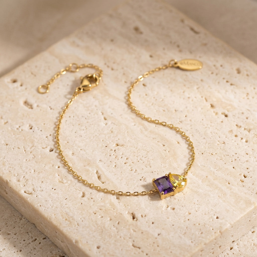 Citrine Stone Bracelet “Esmira”