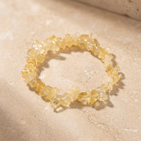Citrine Elastic Stone Bracelet "Nama"