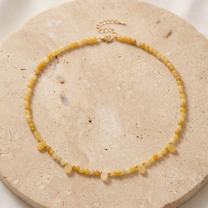 Citrine Necklace "Reflection"