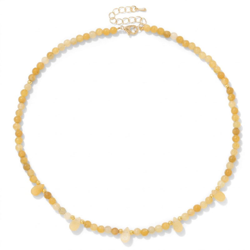 Citrine Necklace "Reflection"