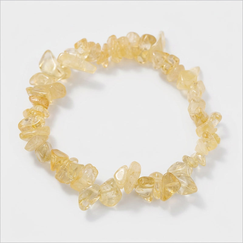 Citrine Elastic Stone Bracelet "Nama"