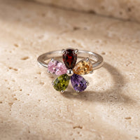 Multi Gemstone Ring "Lucky"