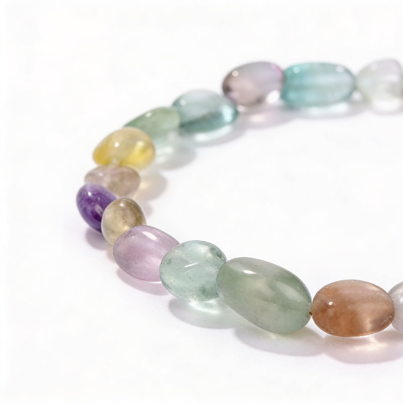 Fluorite Stone Bracelet “Mindflow”