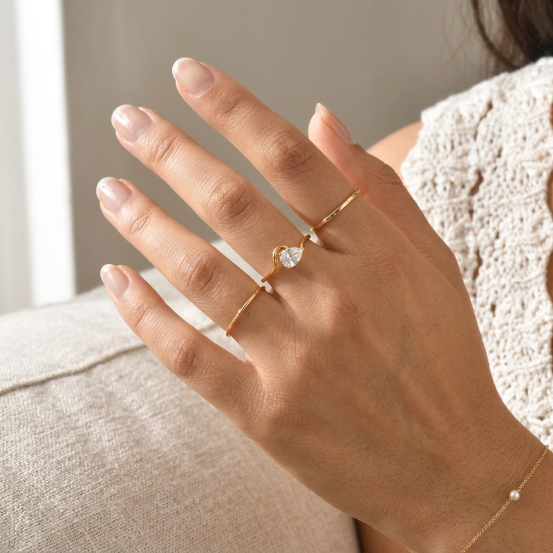 Diamond ring "Linea"