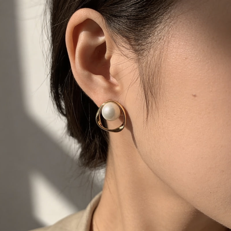 Pearl Earrings “Luméa”