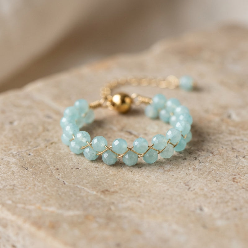 Amazonite Ring "Grape"