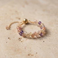 Lepidolite Ring "Grape"