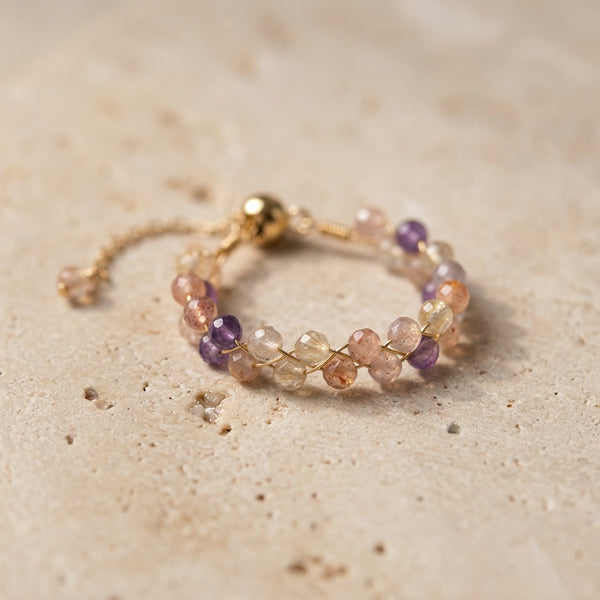 Lepidolite Ring "Grape"