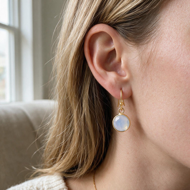 Opal Stone Earrings "Precious"