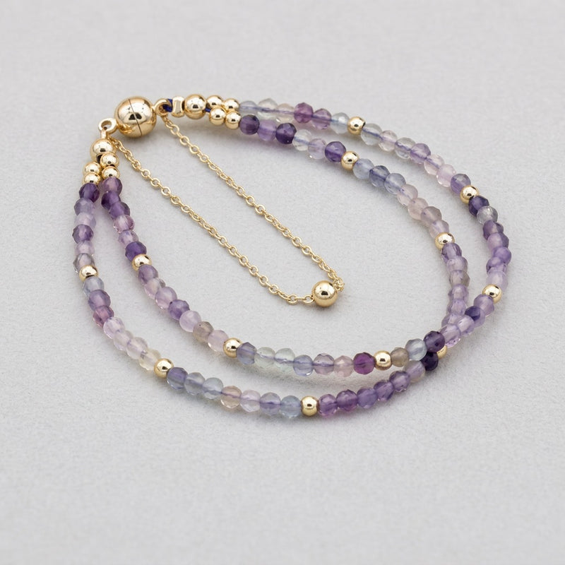 Fluorite Stone Bracelet "Velmora"