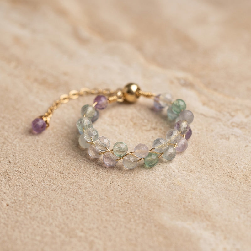 Fluorite Ring "Grape"