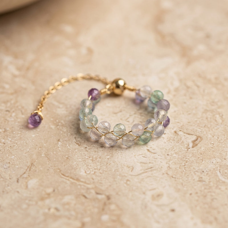 Fluorite Ring "Grape"