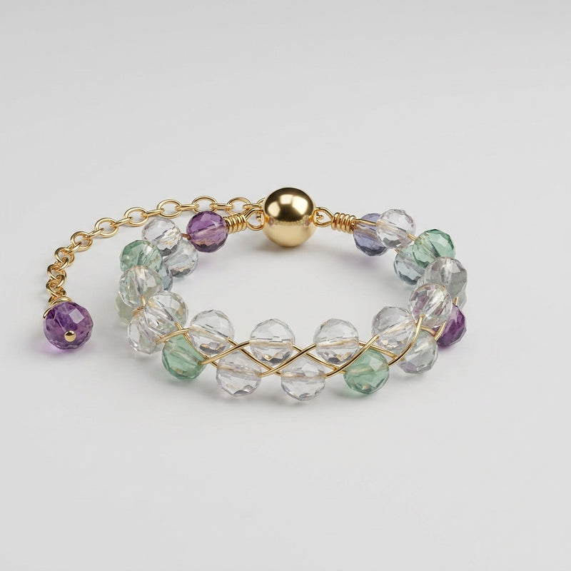 Fluorite Ring "Grape"