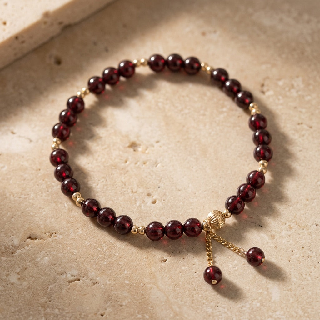 Garnet Bracelet "Niubi"