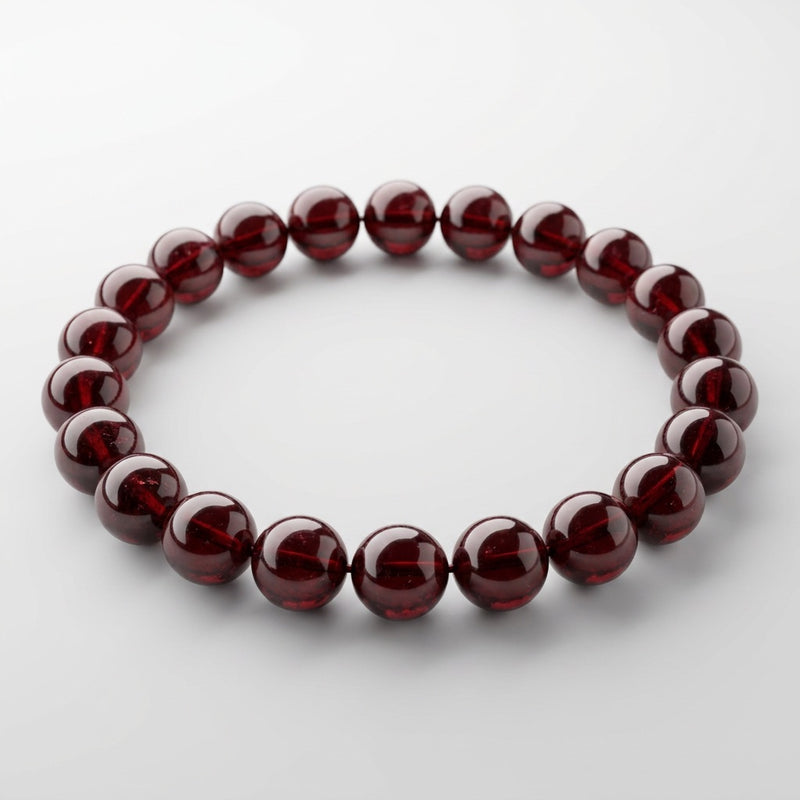 Garnet Stone Bracelet “Element”