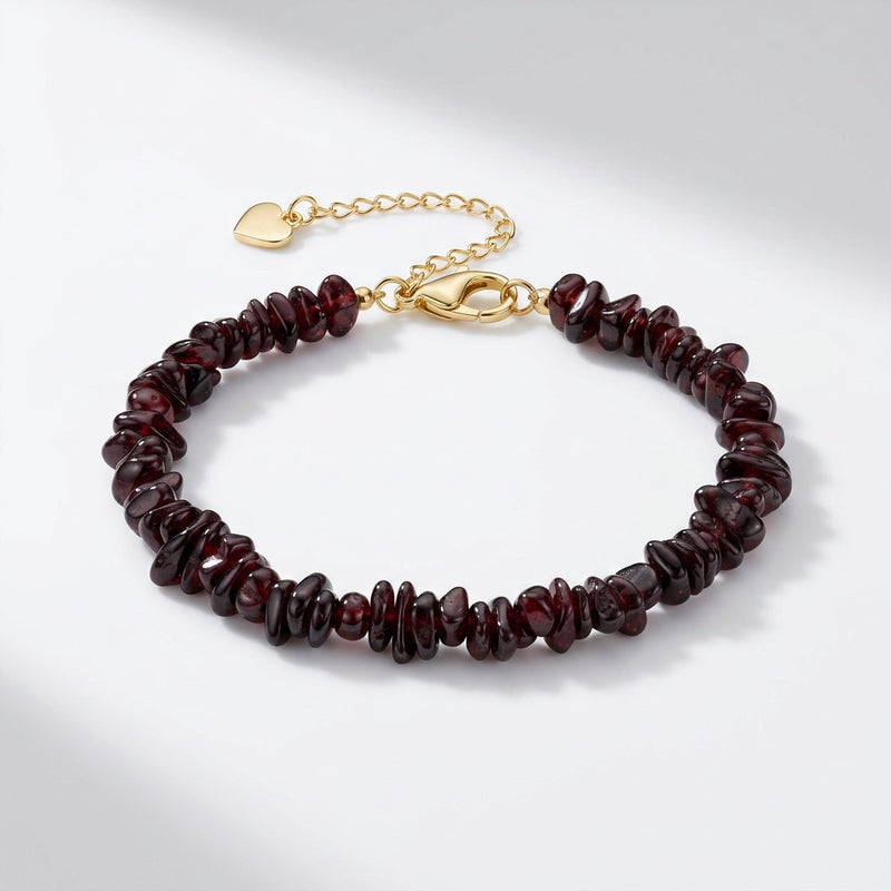 Red Garnet bracelet "Shan"