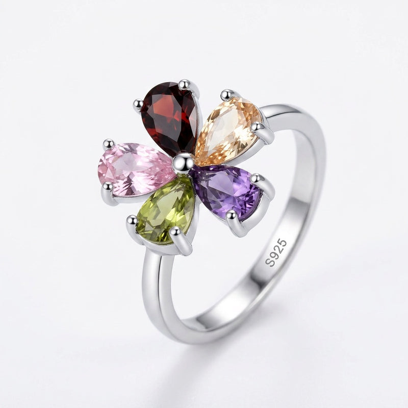 Multi Gemstone Ring "Lucky"