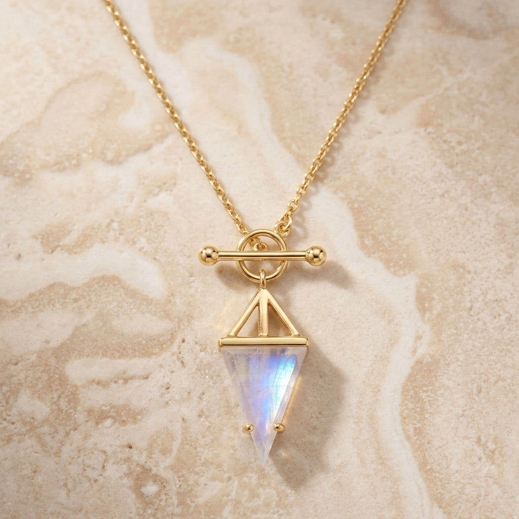 Moonstone Necklace "Hero"
