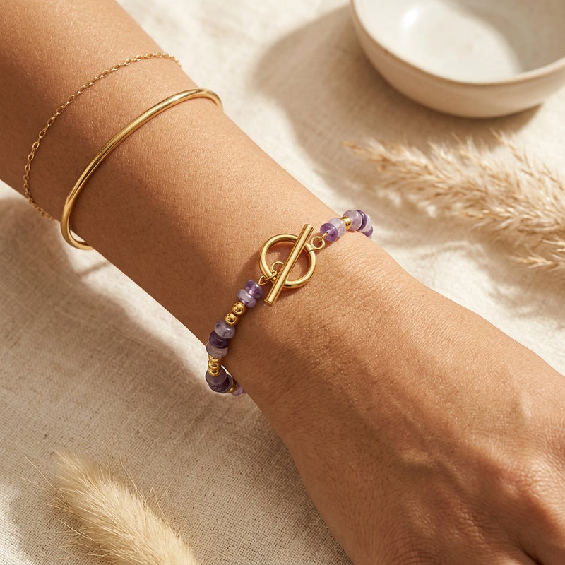 Amethyst Bracelet "Nautilis"