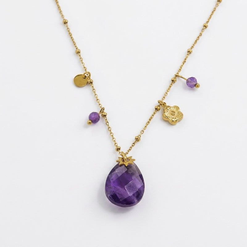 Amethyst Necklace "Joy"