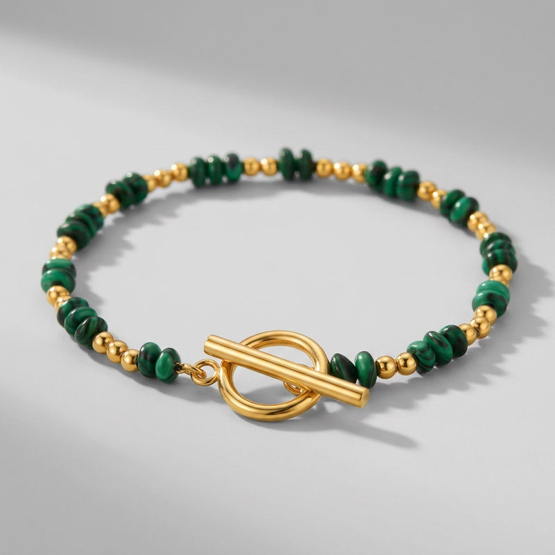 Malachite Bracelet "Nautilis"
