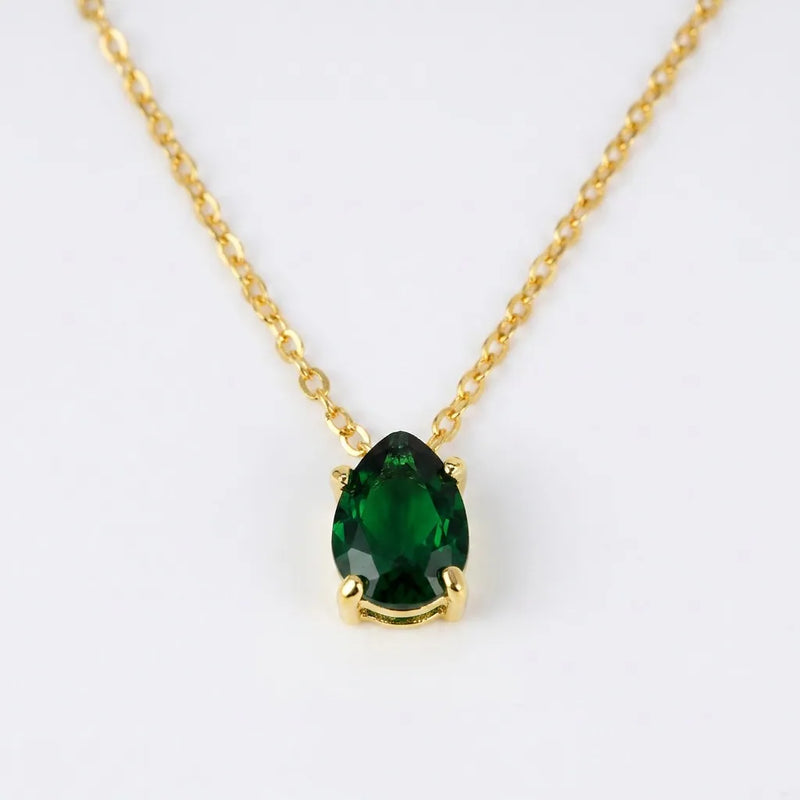 Green Onyx necklace "forest whisper"