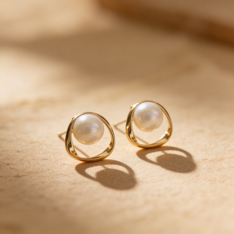 Pearl Earrings “Luméa”