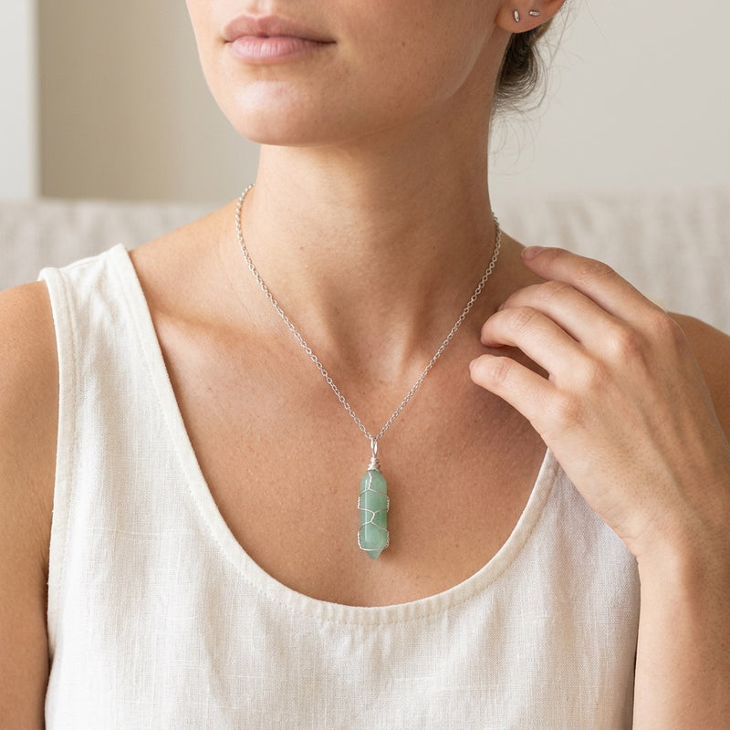Aventurine Necklace "Nexa"