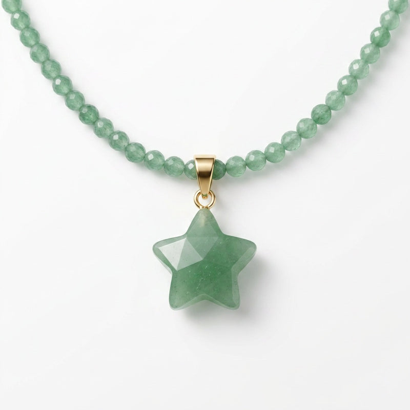 Green Aventurine Pendant "Stela"