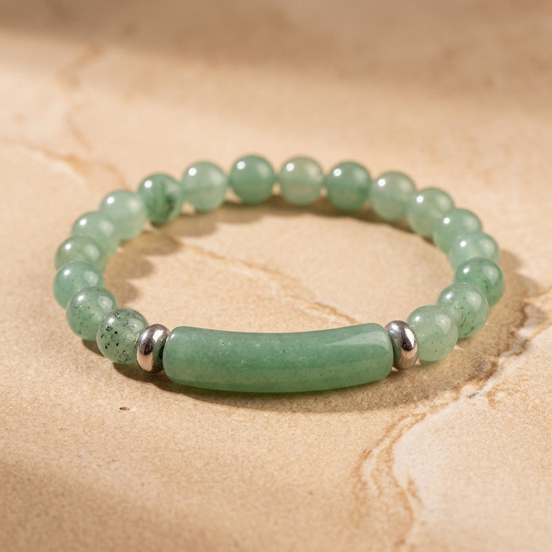 Green Aventurine Stone Bracelet "Sylven"