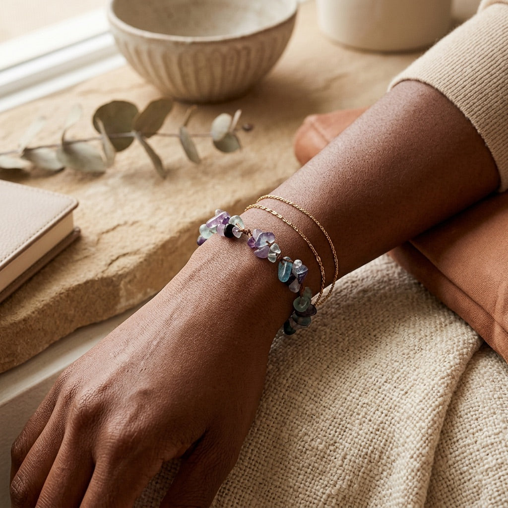 Fluorite Bracelet "Madura"