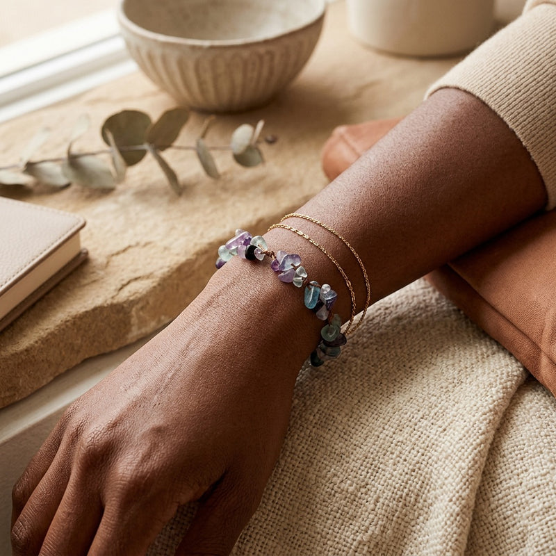 Fluorite Bracelet "Madura"