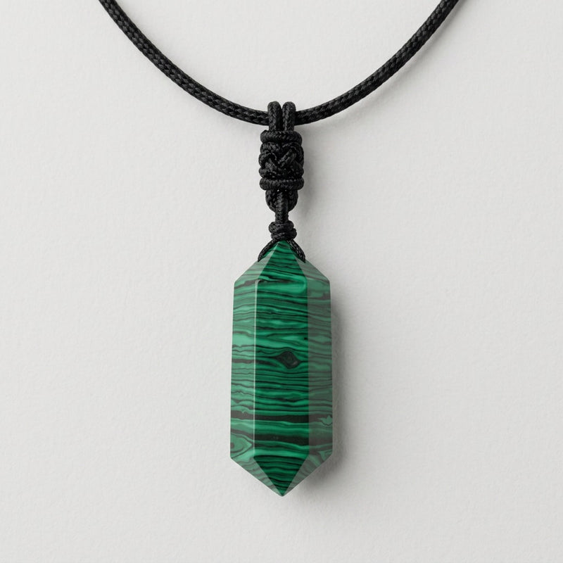 Malachite Necklace "Totem"