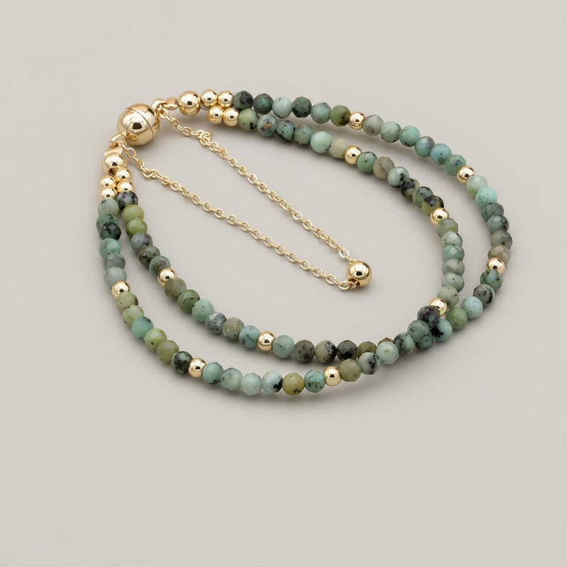 Green Onyx Bracelet "Verdant Aura"